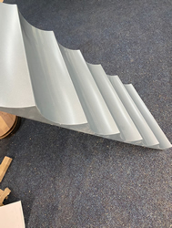 Frézovaný 3D panel na TV stenu