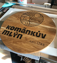 CNC frézovaný obraz